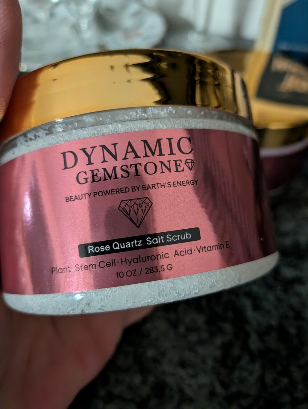 Rose Quartz Salt Scrub And Body Butter Bundle - NEW - Picture 2 of 3